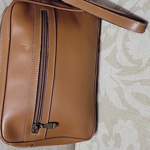 BURBERRYS CLUTCH WRISTLET LEATHER VINTAGE BAG - Picture 2 of 14